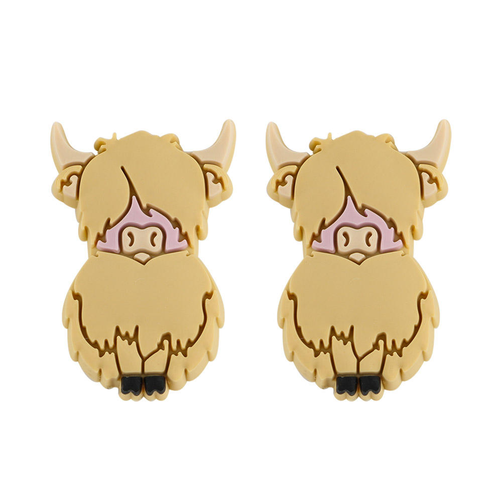 Yak Focal bead Light Brown SA161