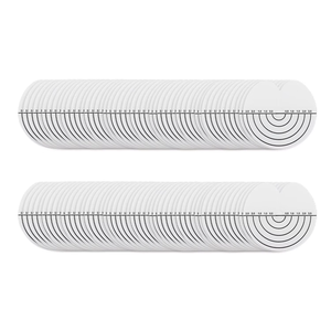 Kunden spezifische Haar-Hitzeschild-Schutz vorrichtungen 100 Stück mit einlochigen, durchsichtigen Fusionskleber-Schutz-Haar verlängerung werkzeugen für Haare - Product Image 5