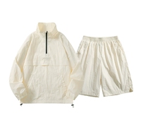 Ensembles de shorts personnalisés pour hommes Ensemble de shorts en nylon Ensemble de shorts coupe-vent