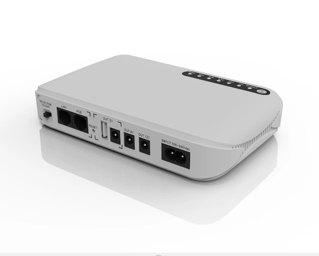 10000mAh Mini DC UPS LSUN MP632 24V/12V POE UPS Powerbank for Router and Communication Equipment 5V for Digital Products