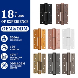 Charnières de porte hydrauliques à fermeture automatique, design moderne, 158x34x3.5mm, capacité de charge 70KG, angle d'ouverture 170°, pour portes. - Product Image 1