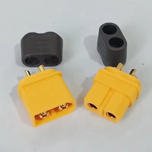 Connecteur <span class=keywords><strong>XT60H</strong></span>/XT60UH/XT60E-M/<span class=keywords><strong>F</strong></span> original avec capuchon, version 3,5 mm, plaqué or, type T, pour modèles RC - Product Image 3