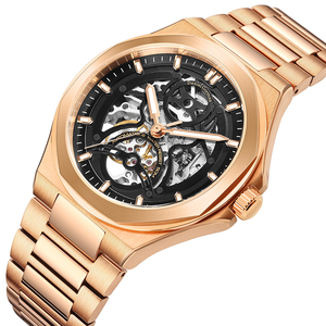 <span class=keywords><strong>Daniel</strong></span> Gorman-montre mécanique de luxe pour homme, résistante à l'eau, classique, en acier inoxydable, étanche à 100m - Product Image 4