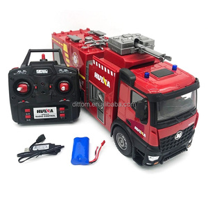 Camión de Bomberos con Aspersor <span class=keywords><strong>Huina</strong></span> <span class=keywords><strong>1562</strong></span> 1/14 RC 2.4G 22CH, Camión de Ingeniería de Combate con Rociador de Agua - Product Image 2