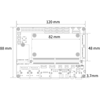Placa DE DESARROLLO Youyeetoo YY3568 Dual Gigabit Ethernet SATA/SSD Android 11/Debian10 SBC compatible con RockChip RK3568 Kit de placa