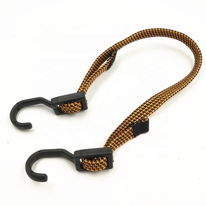 Hành Lý Xe Máy Đóng Gói Đàn Hồi Cao Su Bện Phẳng Bungee <span class=keywords><strong>Rope</strong></span> Với Hooks - Product Image 4