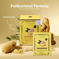 Champú Tinte para el Cabello Marrón de Marca Privada en Sobres, OEM y ODM, con Extractos de Hierbas Naturales, Producto para Colorear el Cabello