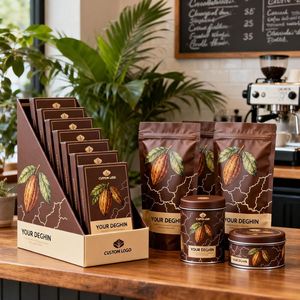 Caja de Exhibición PDQ de Cartón Impresa Personalizada con Bolsa, Empaque Minorista para Barras de Chocolate, Dulces, Proteínas y Energéticas - Product Image 3