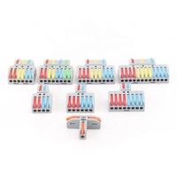 222 Connecteur à levier 3 voies 32A 250V Cage Spring Clamp Termination pour les stations de transmission automobile et de puissance