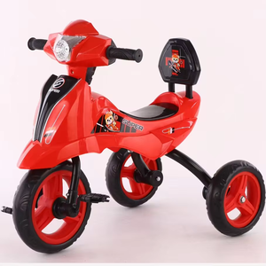 Tricycles pour enfants <span class=keywords><strong>en</strong></span> gros d'usine, vente chaude, tricycles <span class=keywords><strong>en</strong></span> plastique pas chers avec poignée de poussée pour enfants de 2 à 4 ans - Product Image 4