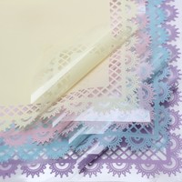 Papier d'emballage transparent en OPP pour fleurs, papier plastique imperméable pour fleuriste, emballage de fleurs