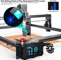 Graveur laser ATOMSTACK X7 Pro 50W haute précision pour le bricolage, la gravure de logos, le bois, l'acrylique, le métal, le verre, la pierre, la céramique