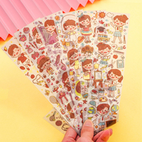 Papier Washi mat personnalisé mignon Kawaii déco translucidité Journal planificateur journal autocollants impression baiser coupe autocollants feuilles