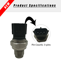 Capteur de pression hydraulique haute pression 7861-93-1812 compatible avec les excavatrices Komatsu PC200-8 PC300-8, pièces de rechange robustes pour l'exploitation minière