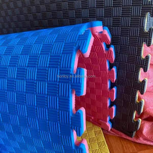 Tapis de fitness antidérapant en EVA - Tapis de sol emboîtable en <span class=keywords><strong>puzzle</strong></span> 1x1m Tapis de sport Arts martiaux - Product Image 3