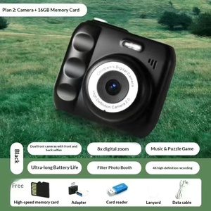 Câmera Digital Infantil de Alta Definição com Câmera Dupla, Temporizador, Filtro de Vídeo e Função de Cartão de Memória para Crianças Capturarem e Enviar Fotos - Product Image 4