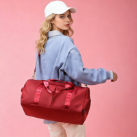 De nombreux styles en stock, sac de voyage confortable, logo personnalisé, sac de yoga antivol, sac de maquillage, trousse de toilette imperméable, livraison rapide, sac de sport rembourré