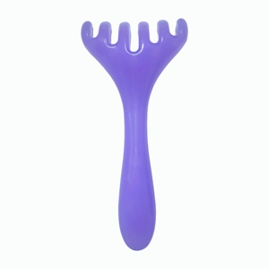 Gua sha tool spa tool purple resin massager massage tool back - Product Image 2