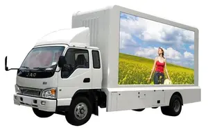 Al Aire Libre pantallas LED camión móvil publicidad para la venta P6 P8 a todo color camión furgoneta coche remolque LED cartelera