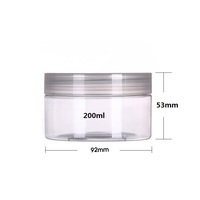 Xypackaging 89 400 200ml 200g 6.8oz Pots en plastique PET transparent vides pour cosmétiques et soins de la peau, emballage de crème pour les yeux