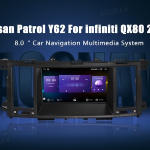 วิทยุติดรถยนต์ขนาด 8 นิ้ว ความจุ 128GB สำหรับ Nissan Patrol Y62 Infiniti QX80 ปี 2013-2017 เครื่องเล่นมัลติมีเดีย GPS ระบบนำทาง หน้าจอสัมผัส - Product Image 3