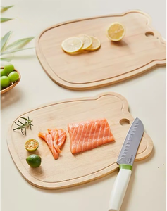 Planche à découper en bois de bambou de qualité supérieure Juice Groove Planche à charcuterie écologique pour la viande Ustensiles de cuisine Cadeau-Design moderne simple - Product Image 4