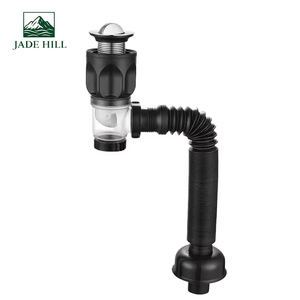 Vente en gros Kit de vidange d'évier anti-odeur en acier inoxydable 304 Tuyau de vidange de lavabo étanche à rabat Design moderne pour salle de bain - Product Image 1