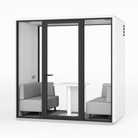 Cabine d'isolement de soins de santé médicaux de cosse d'étude de travail de bureau fabricant mobile facile de cabine