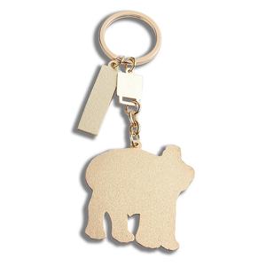 Promotional Items Blue Retro Graffiti Elephant Shape Hard Enamel Metal Keychain <b>Key</b> <b>Chains</b> - Product Image 4
