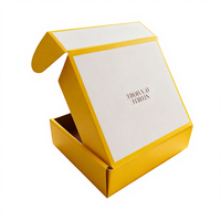 Boîtes rigides ondulées blanches personnalisées pour portefeuille à bougies, emballage de cadre photo haut de gamme avec traitement d'impression bronzante à paillettes
