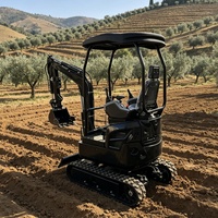 Produit en promotion : Mini-excavatrice de 1,6 tonne Euro 5 CE EPA, petite pelle multifonctionnelle diesel, nouvelle pelle sur chenilles agricole