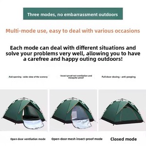 Tende Modulari da Esterno Collegabili con Più Stanze, per Campeggio di Gruppo, Configurazione Versatile, Vestibolo Extra, Borsa per Trasporto <span class=keywords><strong>Facile</strong></span> - Product Image 4