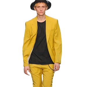 <span class=keywords><strong>2020</strong></span> jaune commerce extérieur affaires <span class=keywords><strong>costume</strong></span> décontracté simple boutonnage deux pièces marié meilleur <span class=keywords><strong>homme</strong></span> <span class=keywords><strong>costume</strong></span> de <span class=keywords><strong>mariage</strong></span> hommes transfrontalier - Product Image 1