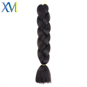 Capelli intrecciati in fibra chimica colore africano nero grande <span class=keywords><strong>treccia</strong></span> 165g 82 pollici - Product Image 5
