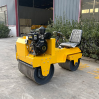 Mini-compacteur à asphalte de 700 kg YSW070H, compacteur vibrant à double tambour pour le pavage