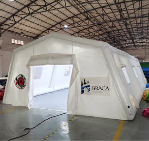 Tienda médica inflable impermeable portátil para exteriores, tienda de campaña personalizada para alivio de desastres, refugio para refugiados, residencia temporal a la venta - Product Image 2