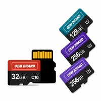 Carte mémoire compatible TF 16 Go 32 Go 128 Go pour smartphone, tablette, ordinateur portable, stockage flash haute vitesse, extension de mémoire