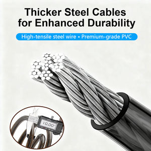 कीलेस बाइक/दरवाजे के ताले ip55 वाटरप्रूफ अलार्म रिमोट एब्स + वियररप स्मार्ट साइकिल लॉक केबल 80 सेमी स रो आईओएस/एंड्रॉइड - Product Image 4