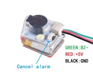 Hot Sales JHEMCU <b>Mini</b> JHE42B-s Finder 5V Super Loud Buzzer <b>Tracker</b> 100dB With LED Buzzer Alarm for FPV Racing Flight Controller - Product Image 3