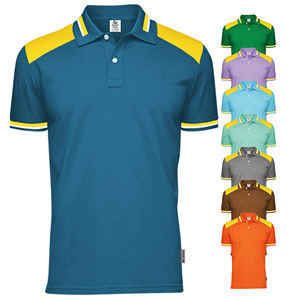 Camisa Polo de Corte Clásico, Mezcla de Algodón Suave, con Cuello, para Hombre y Mujer - Product Image 1