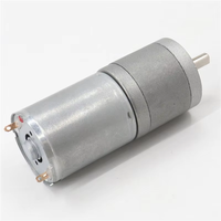 Motor DC Mini 6V 12V 24V Motor Peredam Kecepatan DC Motor Robot Cerdas Motor Mobil Cerdas 25A-370