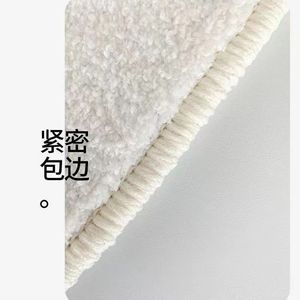 American Halloween Ghost Shaped Faux Cashmere Floor <b>Mat</b> for Bathroom, Toilet, Water Absorbent, Non-Slip, Living Room, Entrance - Product Image 4