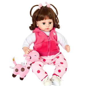 Muñeca Reborn de 45 cm con Función Táctil, Realista, Llora y Ríe, Juguetes Reborn, Muñecas de Silicona Suave, Juguetes para Niñas, Regalo de Cumpleaños - Product Image 3