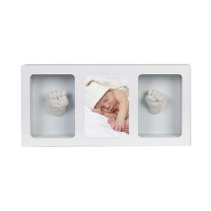 Kit <span class=keywords><strong>de</strong></span> coulée 3d pour bébé Kit <span class=keywords><strong>de</strong></span> coulée à la <span class=keywords><strong>main</strong></span> pour bébé Moule <span class=keywords><strong>en</strong></span> plâtre Décoration Cadre pour bébé - Product Image 1