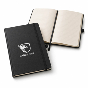 Custom Travel Notebook Promotional PU Leather Sewing Binding Inner Color Drawing Printing - Product Image 1