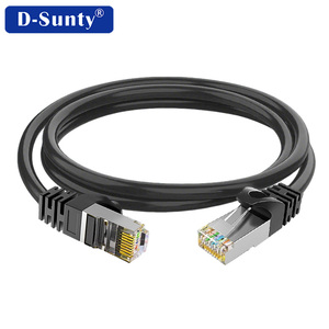 สายอีเธอร์เน็ต D-Sunty Cat6 สายทองแดงตีเกลียว 8 แกน สีดำ สายแพทช์เน็ตเวิร์คสำหรับการเชื่อมต่ออินเทอร์เน็ต LAN ความเร็วสูง - Product Image 6