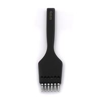 Poinçon à Cuir en Acier Inoxydable, Outil de Perforation Amovible de 3ème Génération, Kit d'Outils Manuels Professionnels pour le Travail du Cuir DIY