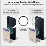 Porte-cartes magnétique professionnel en cuir PU avec support, plusieurs emplacements pour cartes, portefeuille pour cartes de crédit, universel, personnalisable OEM