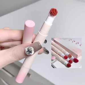 Rouge à lèvres mat à tête d'éponge douce imperméable avec motif de rouge à lèvres animé, vente chaude, mignon, Gege Bear Lip Powder Cream - Product Image 5
