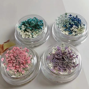 ชุดตกแต่งเล็บลายดอกไม้ 3 มิติ แบบเพ้นท์สีน้ำมัน สไตล์ INS  พร้อมจิวเวลรี่ประดับเล็บรูปกลีบดอกไม้ขนาดเล็ก จำหน่ายแบบขายส่ง - Product Image 1